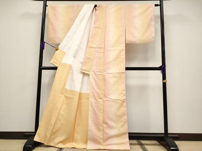 平和屋着物●極上　紅花紬　米沢　逸品　CYAA4226s6