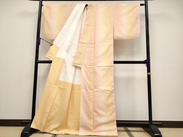 平和屋着物●極上　紅花紬　米沢　逸品　CYAA4226s6