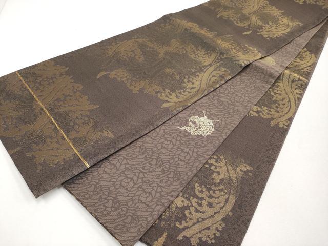 平和屋本店●極上 両面 全通柄袋帯 古代オリエント浪漫 金糸 逸品 未使用 CYAA2072s5