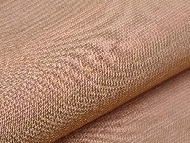 平和屋本店■極上　菅原工房　菅原結作　漢方染紬　両面　全通柄袋帯　横段文　逸品　CYAA2078s5