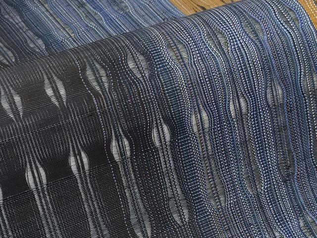 平和屋本店●極上 芭蕉布 染織作家 みなみ修郎 スリーシーズン 春夏秋 全通柄袋帯 手織人:屋野文子 反端・証紙付 逸品 CYAA2086s5
