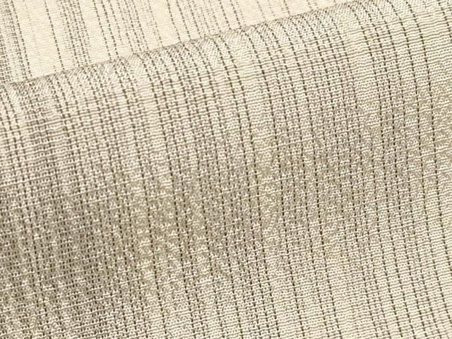 平和屋着物▽極上 本塩沢 やまだ織 単衣 縞 逸品 CYAA4305s6
