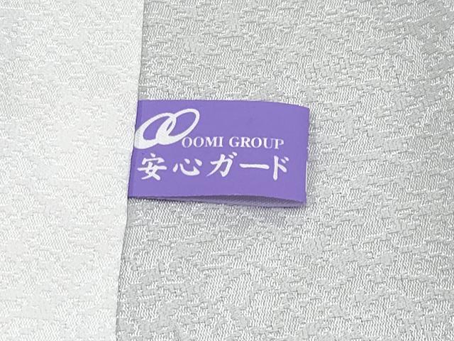 平和屋本店■極上　訪問着・長襦袢セット　総刺繍　花唐草菱文　暈し染め　銀糸　似せ紫色地　逸品　CYAA2796s5