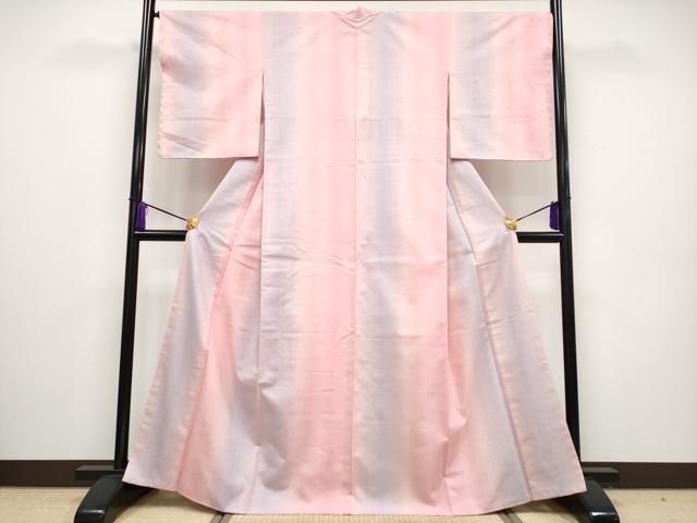 平和屋本店■極上　よねざわ　新田工房　紅花紬　反端付き　逸品　未使用　CYAA2174s5