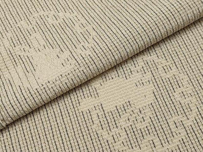 平和屋本店▽極上 本塩沢 単衣 雪輪兎文 肌色地 逸品 CYAA2188s5