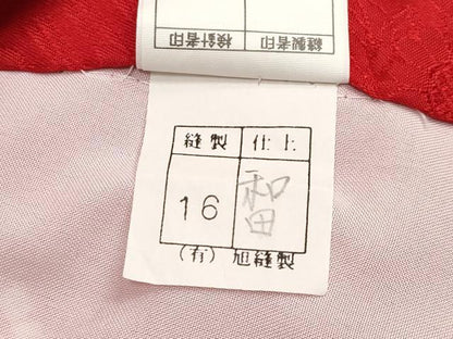 平和屋本店■極上　七五三　女の子　3歳　祝着　絞り　雲取り鞠花文　逸品　CYAA2190s5