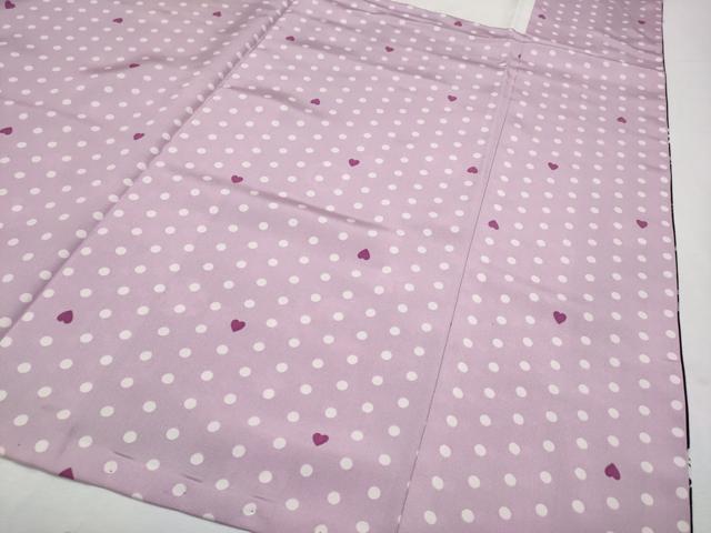 平和屋本店●極上 小紋 雪華文 黒地 逸品 未使用 CYAA2196s5