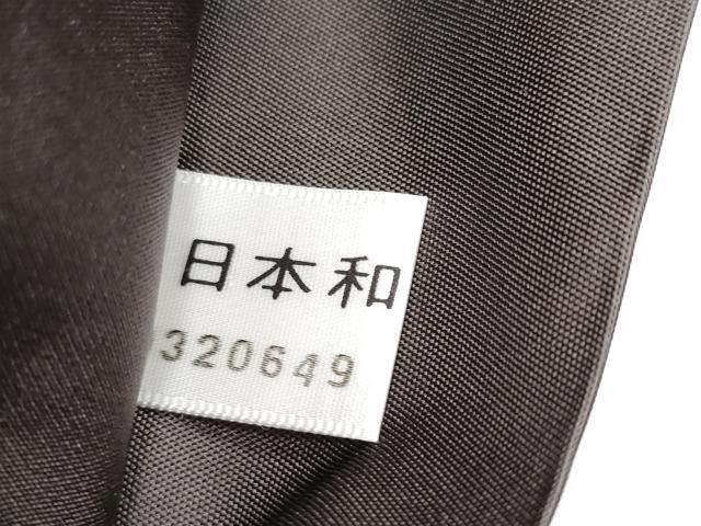 平和屋本店■極上　西陣の名門　加納幸謹製　太鼓柄袋帯　唐織　花唐草文　金糸　赤墨色地　逸品　CYAA2228s5