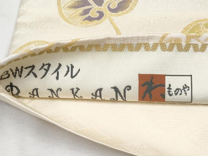 平和屋本店■極上　西陣　木野織物　菱屋善兵衛謹製　BANKAN わものや　六通柄袋帯　葵　金糸　逸品　CYAA2233s5