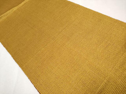 平和屋本店●極上 本場黄八丈 紬 八寸名古屋帯 逸品 CYAA2267s5