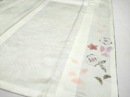 平和屋本店■極上　振袖　辻が花　絞り　暈し染め　銀通し地　逸品　CYAA2273s5