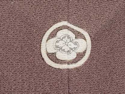 平和屋本店■極上　銀座　志ま亀　訪問着　源氏香散らし　金彩　煤竹色地　たとう紙付き　逸品　CYAA2304s5