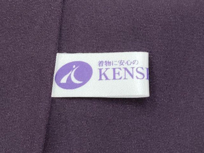 平和屋本店■極上　訪問着　総刺繍　更紗花唐草文　暈し染め　金糸　健勝苑扱い　黒紅色　逸品　未使用　CYAA2369s5