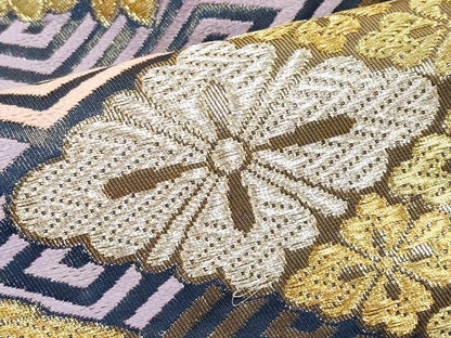 平和屋本店■極上　西陣　川島織物　色打掛　和装　婚礼　結婚式　花嫁　神社挙式　唐織　双鶴花菱文　金銀糸　逸品　CYAA2382s5
