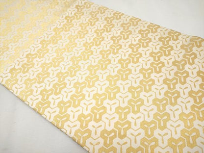 平和屋本店●極上 龍村美術織物 九寸開き名古屋帯 毘沙門亀甲 金糸 逸品 CYAA2395s5