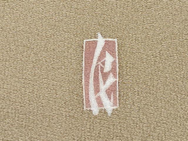 平和屋本店●極上 本加賀友禅作家 鬼島武司 訪問着 つくばね 空五倍子色地 証紙付き さが美扱い 逸品 未使用 CYAA2407s5