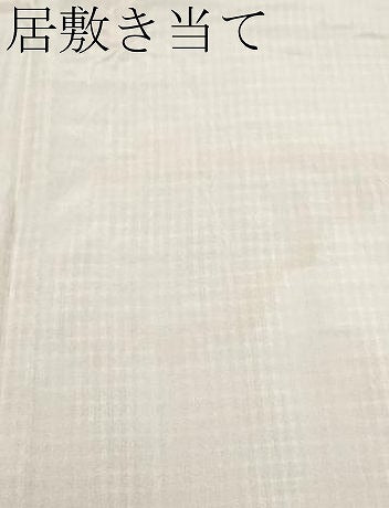 平和屋本店▽極上 青山みとも 紬 単衣 格子柄 逸品 CYAA2429s5