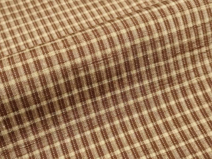 平和屋本店▽極上 青山みとも 紬 単衣 格子柄 逸品 CYAA2429s5