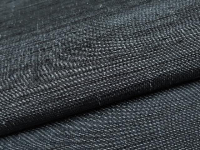 平和屋本店●極上 男性 紬 アンサンブル キングサイズ 藍鉄色地 逸品 未使用 CYAA2439s5