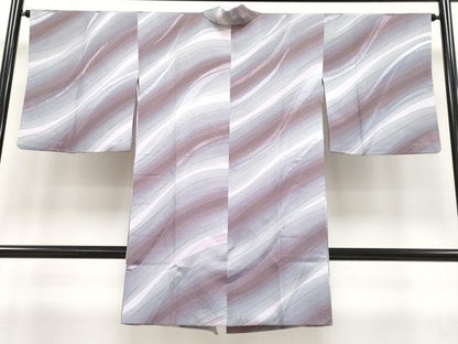 平和屋本店＃極上 道中着 作家物 ロング丈 流線文 暈し染め 逸品 CYAA2440s5