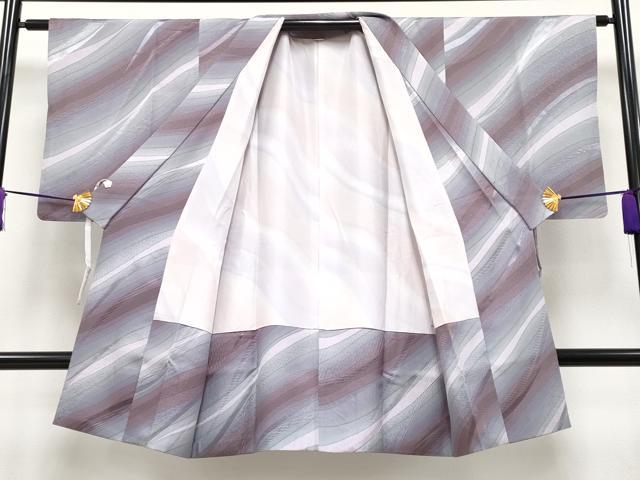 平和屋本店＃極上 道中着 作家物 ロング丈 流線文 暈し染め 逸品 CYAA2440s5
