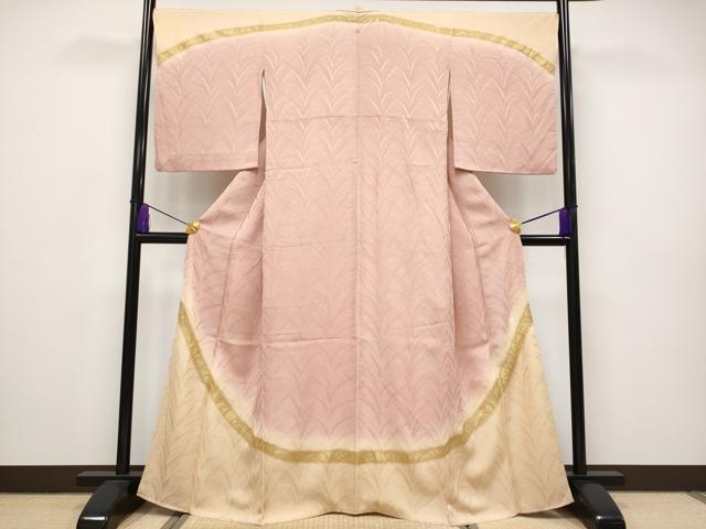 平和屋本店■極上　皇室献上作家　北出与三郎　訪問着　大王松　暈し染め　金彩　さが美扱い　逸品　CYAA2460s5