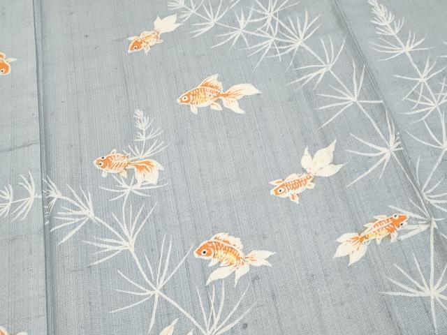 平和屋本店□極上 ろうけつ染め作家 丸山扇丘 訪問着 単衣 紬地