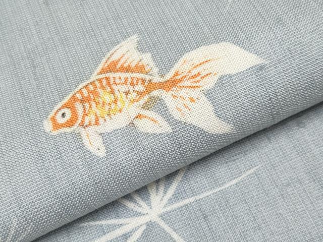 作家もの　白山紬　流線　付け下げ　着物　113a p 平和屋本店□極上 ろうけつ染め作家 丸山扇丘 訪問着 単衣 紬地