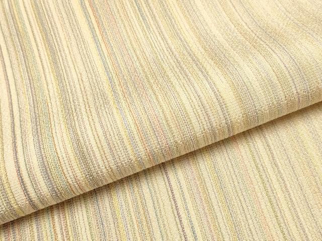 平和屋本店■極上　本塩沢　やまだ織　200色　訪問着　片身替わり　単衣　逸品　CYAA2485s5