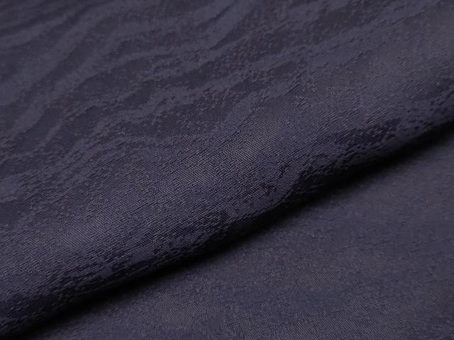 平和屋本店■極上　天然灰汁醗酵建本藍染　青藍舎　色無地　霞地紋　黒紅色　逸品　未使用　CYAA2488s5 平和屋本店○極上 天然灰汁醗酵建本藍染 青藍舎 色無地