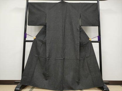 平和屋本店▽極上 デニム着物 単衣 綿 逸品 CYAA2492s5