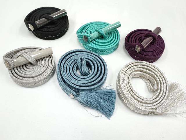平和屋本店● 国際的伝統工芸作家 十二代・藤林徳扇 苑寿 和装小物 帯締め13本 帯揚げ 重ね衿 共箱付 逸品 未使用品あり CYAA2499s5