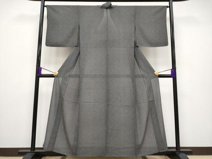 平和屋本店＊極上 夏物 江戸小紋 絽 しあわせ 黒地 さが美扱い 逸品 未使用 CYAA2517s5