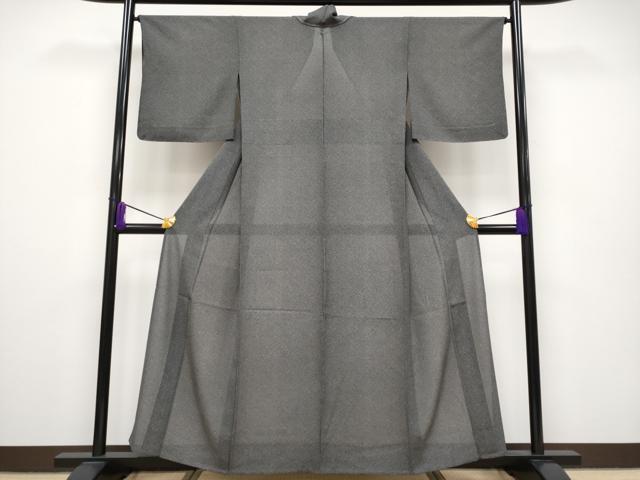 平和屋本店＊極上 夏物 江戸小紋 絽 しあわせ 黒地 さが美扱い 逸品 未使用 CYAA2517s5