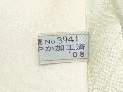 平和屋本店●上質な長襦袢 無双仕立て 鈴舞桜地紋 暈し染め 逸品 未使用 CYAA2530s5