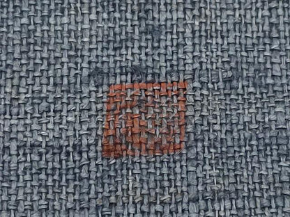 平和屋本店■極上　夏物　九寸名古屋帯　作家物　総刺繍　十二支　金糸　麻　逸品　未使用　CYAA2551s5