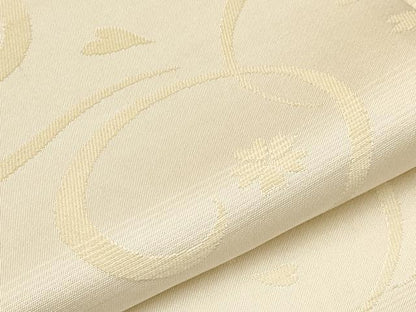 平和屋本店●極上 京都西陣・想屋謹製 両面 半幅帯 ワンポイント 刺繍 兎 花唐草文 金銀糸 逸品 CYAA2590s5