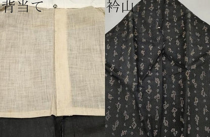 平和屋着物▽極上 印傳 紬 単衣 吉祥文 逸品 CYAA2610s5