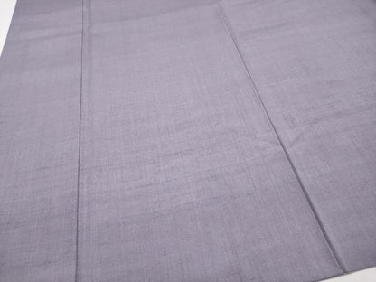 平和屋着物●極上 高機結城紬 色無地 鳩羽色 証紙付き 逸品 CYAA2620s5