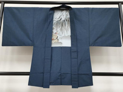 平和屋着物●極上 男性 紬 アンサンブル 亀甲柄 逸品 CYAA2638s5