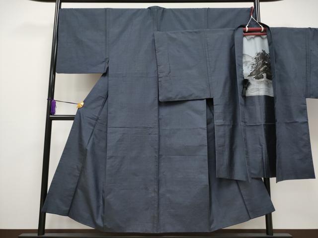 平和屋着物●極上 男性 本場大島紬 100亀甲 アンサンブル 総詰め 逸品 CYAA2639s5