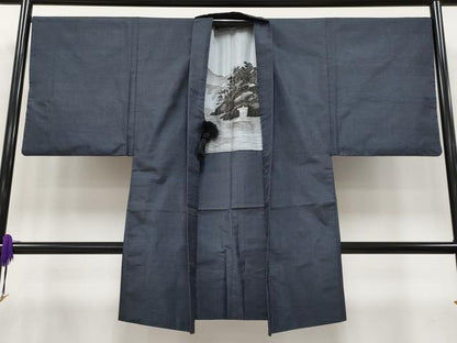 平和屋着物●極上 男性 本場大島紬 100亀甲 アンサンブル 総詰め 逸品 CYAA2639s5