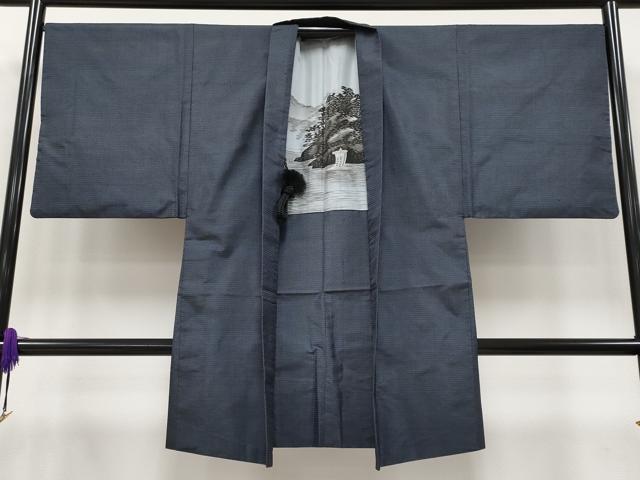 平和屋着物●極上 男性 本場大島紬 100亀甲 アンサンブル 総詰め 逸品 CYAA2639s5