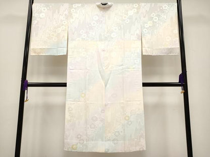 平和屋本店■上質な長襦袢　無双仕立て　辻が花　暈し染め　やまと誂製　逸品　未使用　CYAA2642s5