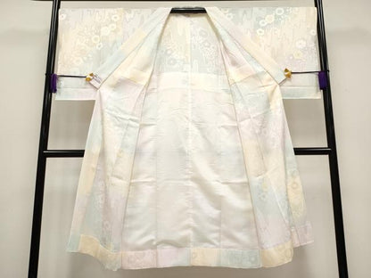 平和屋本店■上質な長襦袢　無双仕立て　辻が花　暈し染め　やまと誂製　逸品　未使用　CYAA2642s5