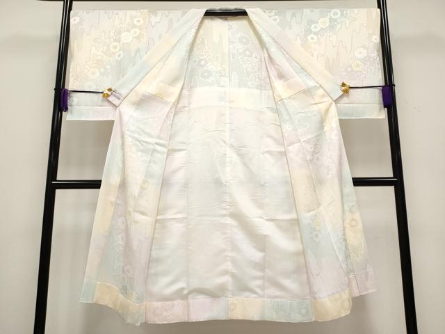平和屋本店■上質な長襦袢　無双仕立て　辻が花　暈し染め　やまと誂製　逸品　未使用　CYAA2642s5