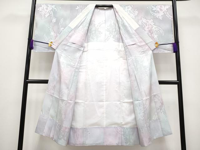 平和屋着物■上質な長襦袢　無双仕立て　辻が花地紋　暈し染め　やまと誂製　逸品　未使用　CYAA2643s5