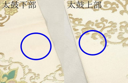 平和屋着物●極上 西陣 川島織物 六通柄 本袋帯 唐織 正倉院更紗唐草文 金銀糸 逸品 CYAA2674s5