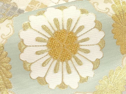 平和屋着物●極上 西陣 川島織物 太鼓柄 本袋帯 ロイヤルシルク 本金 花丸文 逸品 CYAA2677s5