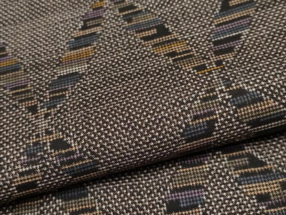 平和屋着物●極上 本場大島紬 7マルキ 変わり七宝文 逸品 CYAA2748s5